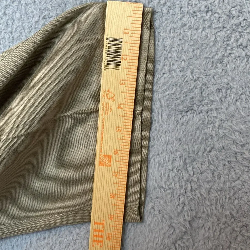 Tommy Bahama Mens 100% Silk Brown Pleated Relaxed Pants 36x29